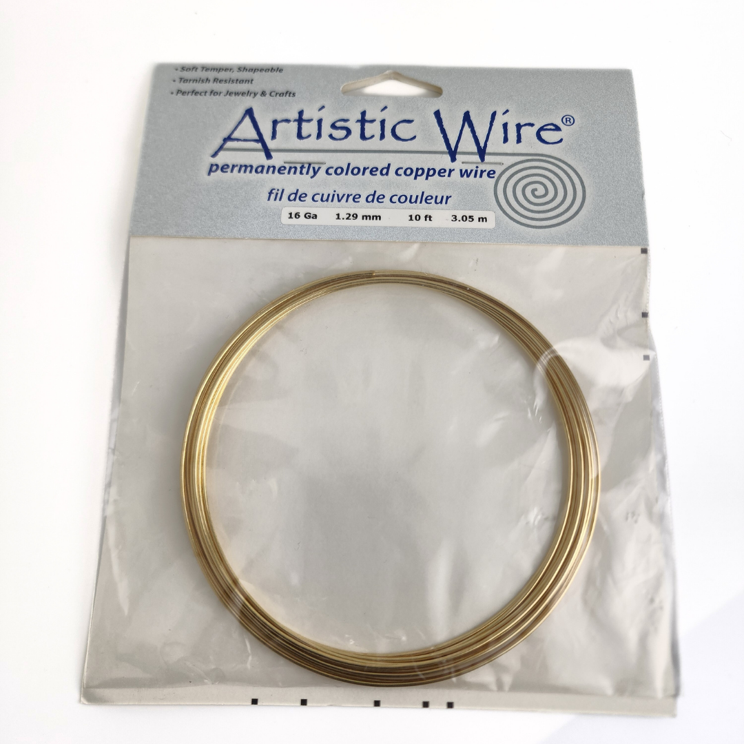 Non Tarnish Brass Artistic Wire 16g