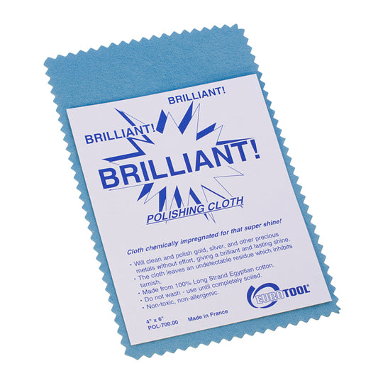 Brilliant Polishing Cloth 4x6"