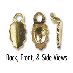 Gold Earring Bail