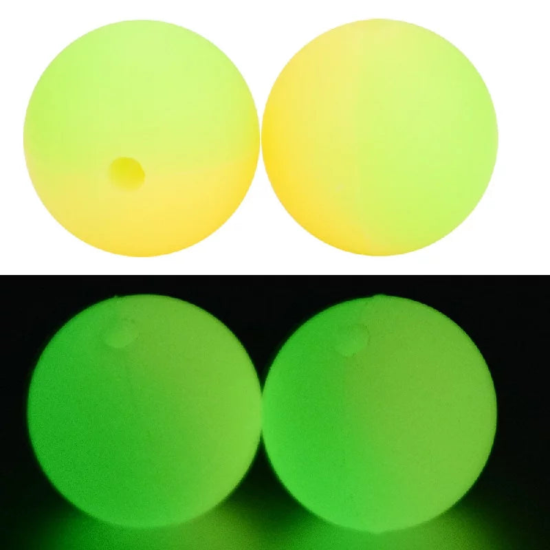 Glow In The Dark Round 15mm