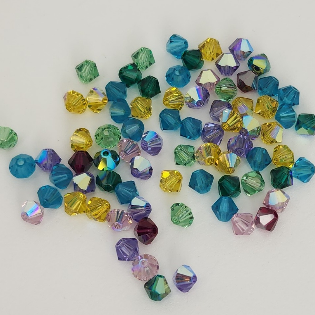 Bicone 4mm Mix