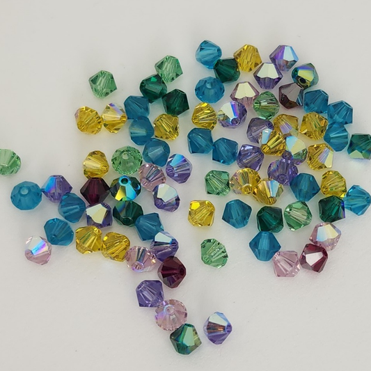 Bicone 4mm Mix
