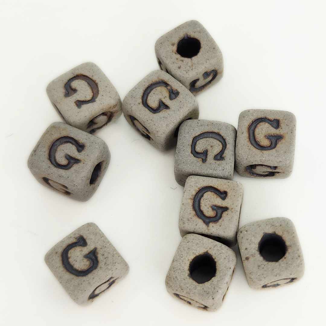 Ceramic Letters 8.5mm