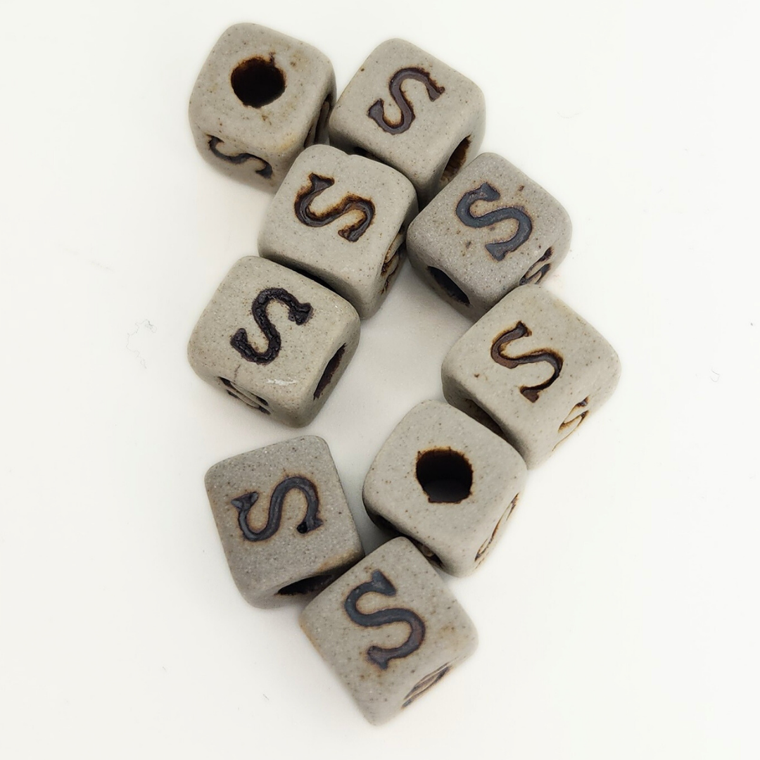 Ceramic Letters 8.5mm