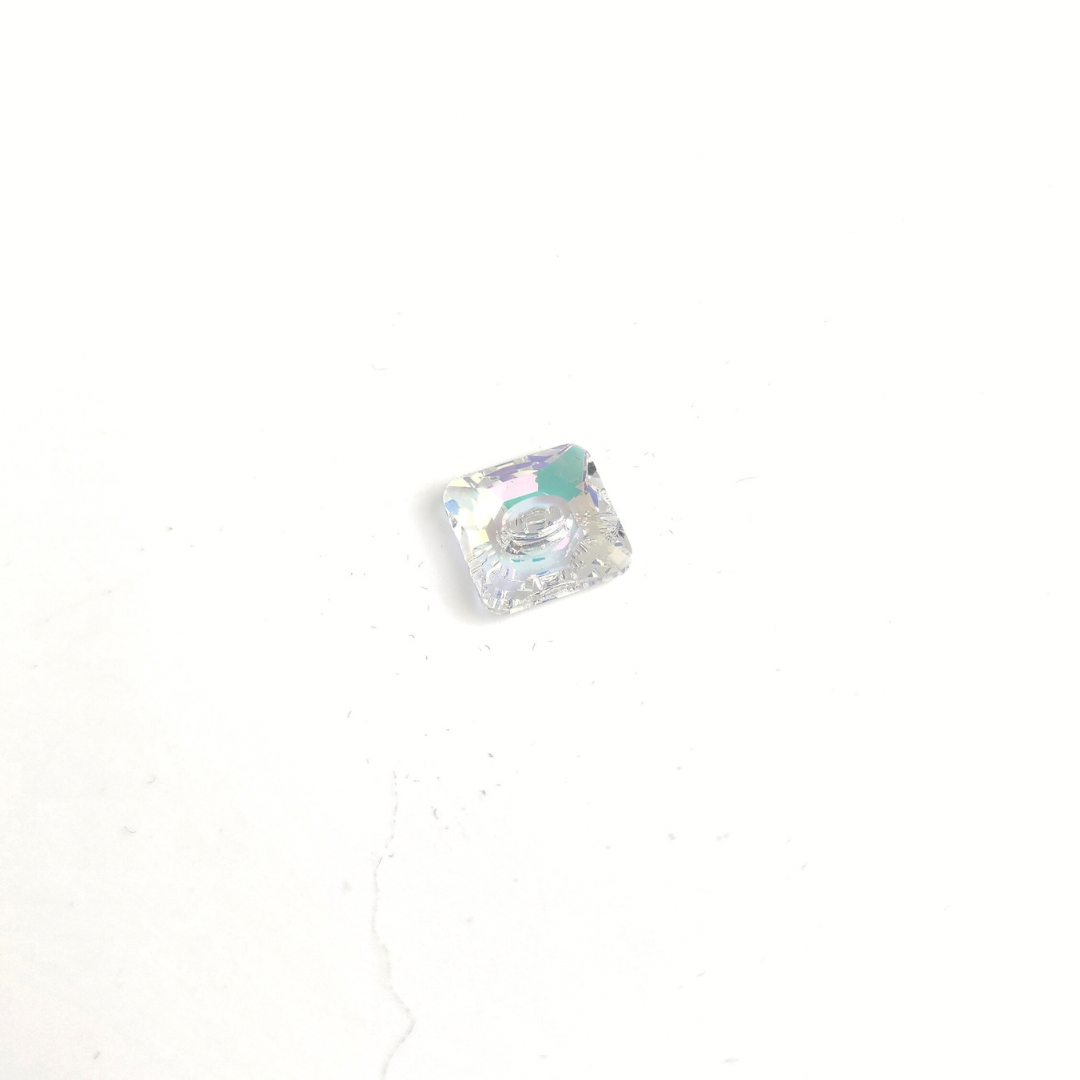 Round Square Button 12mm