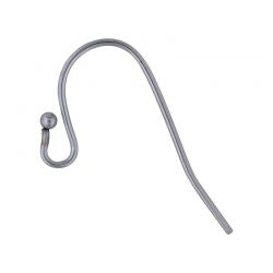 Stainless Steel Earwire w/Ball