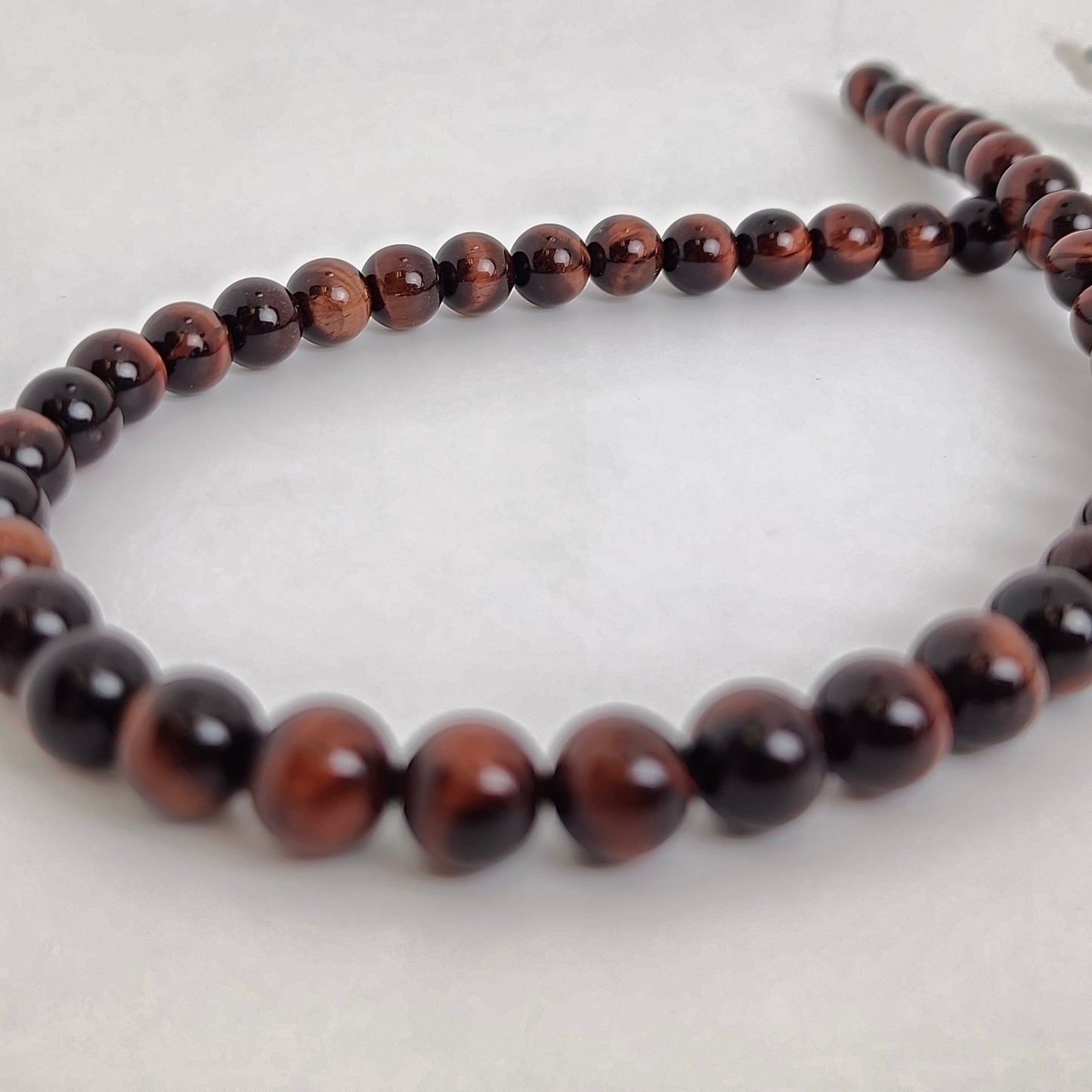 Red Tiger Eye Round 8mm