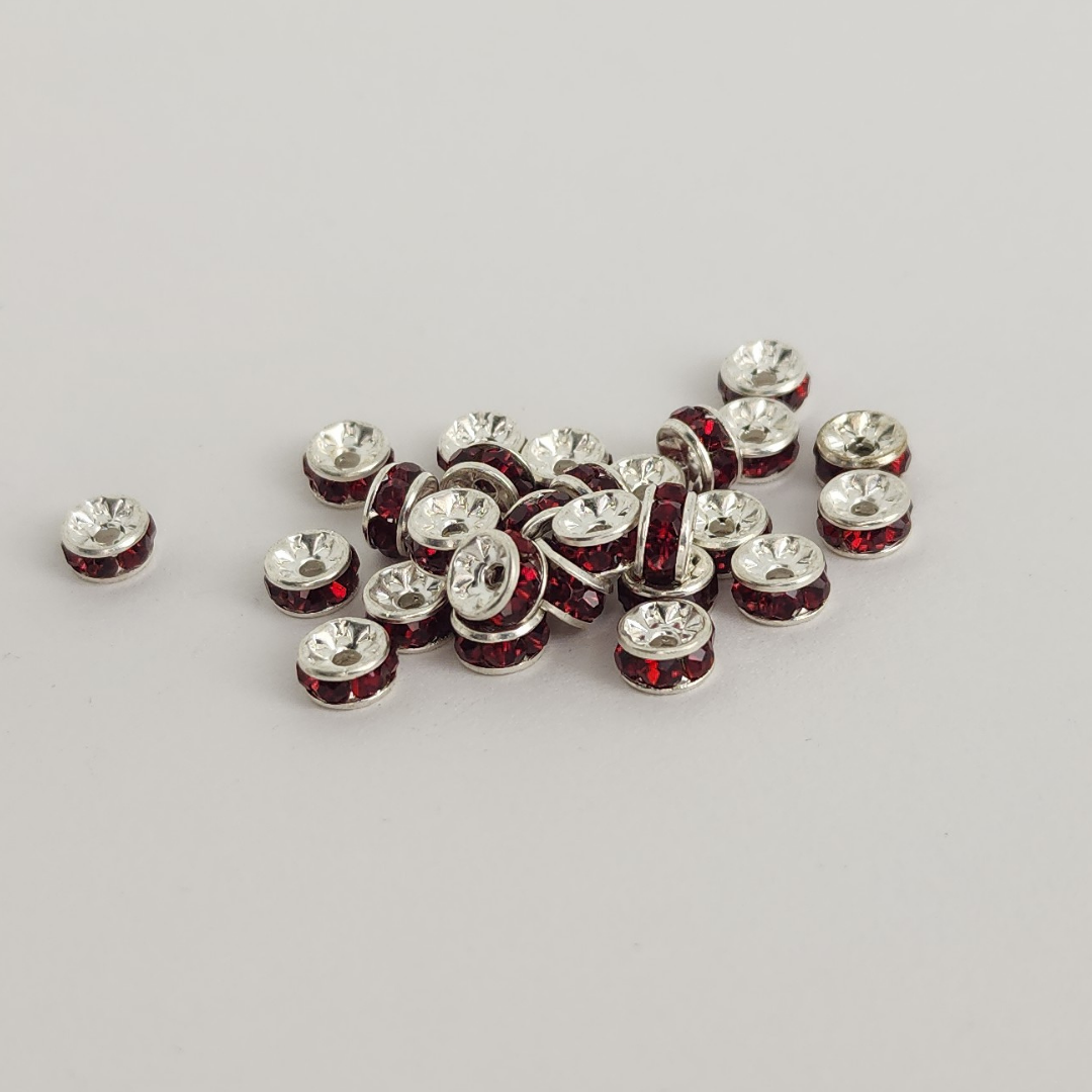 Crystal Rondelle 6mm