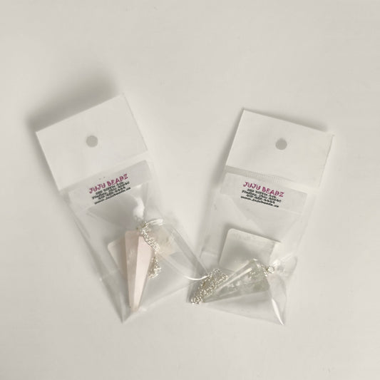 GemStone Faceted Hex Pendulum Assorted