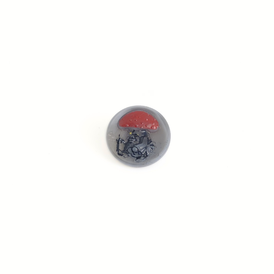 Vintage Mushroom Button