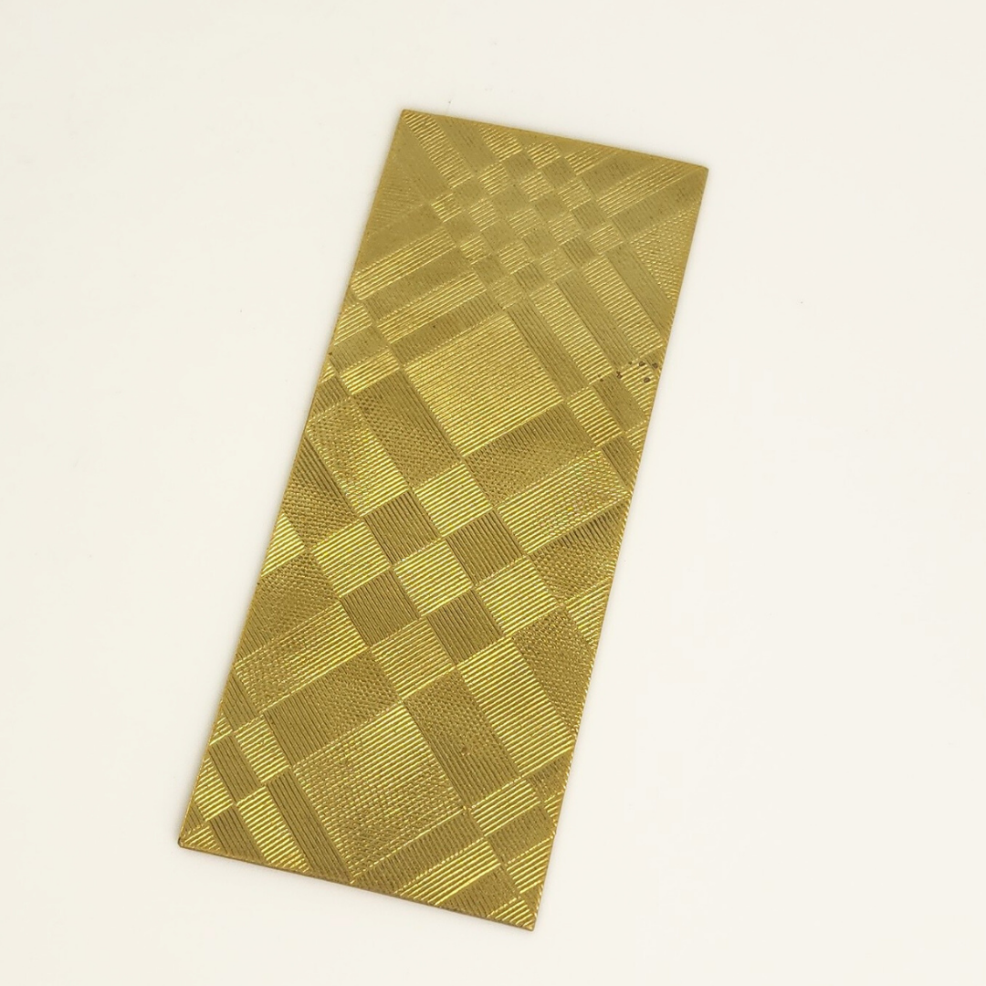 Patterned Brass 1”