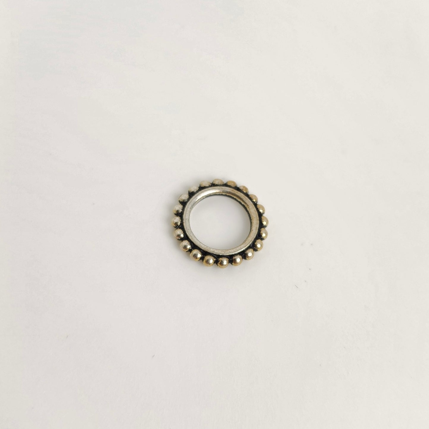 Beaded Circle Ring 12mm