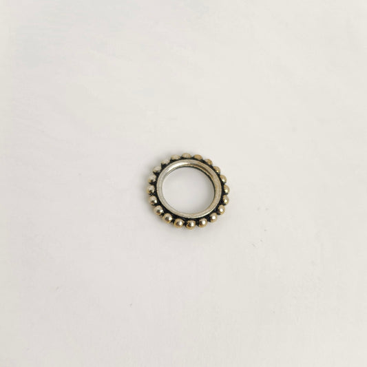 Beaded Circle Ring 12mm