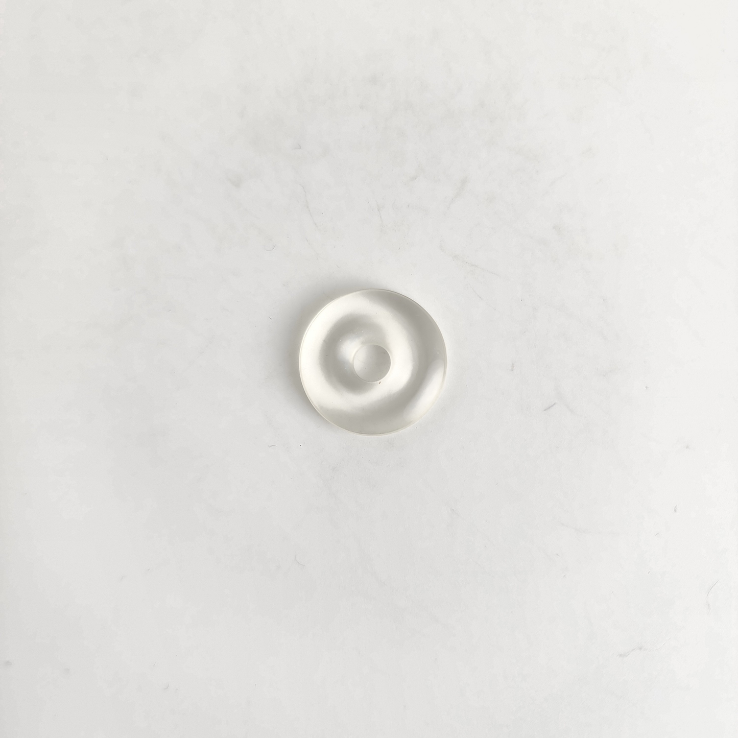 Clear Button Donut