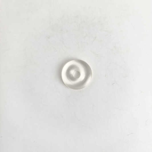 Clear Button Donut