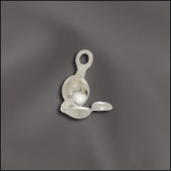 Clam Shell Bead Tip w/Closed Ring