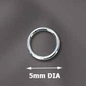 Sterling Silver Split Ring
