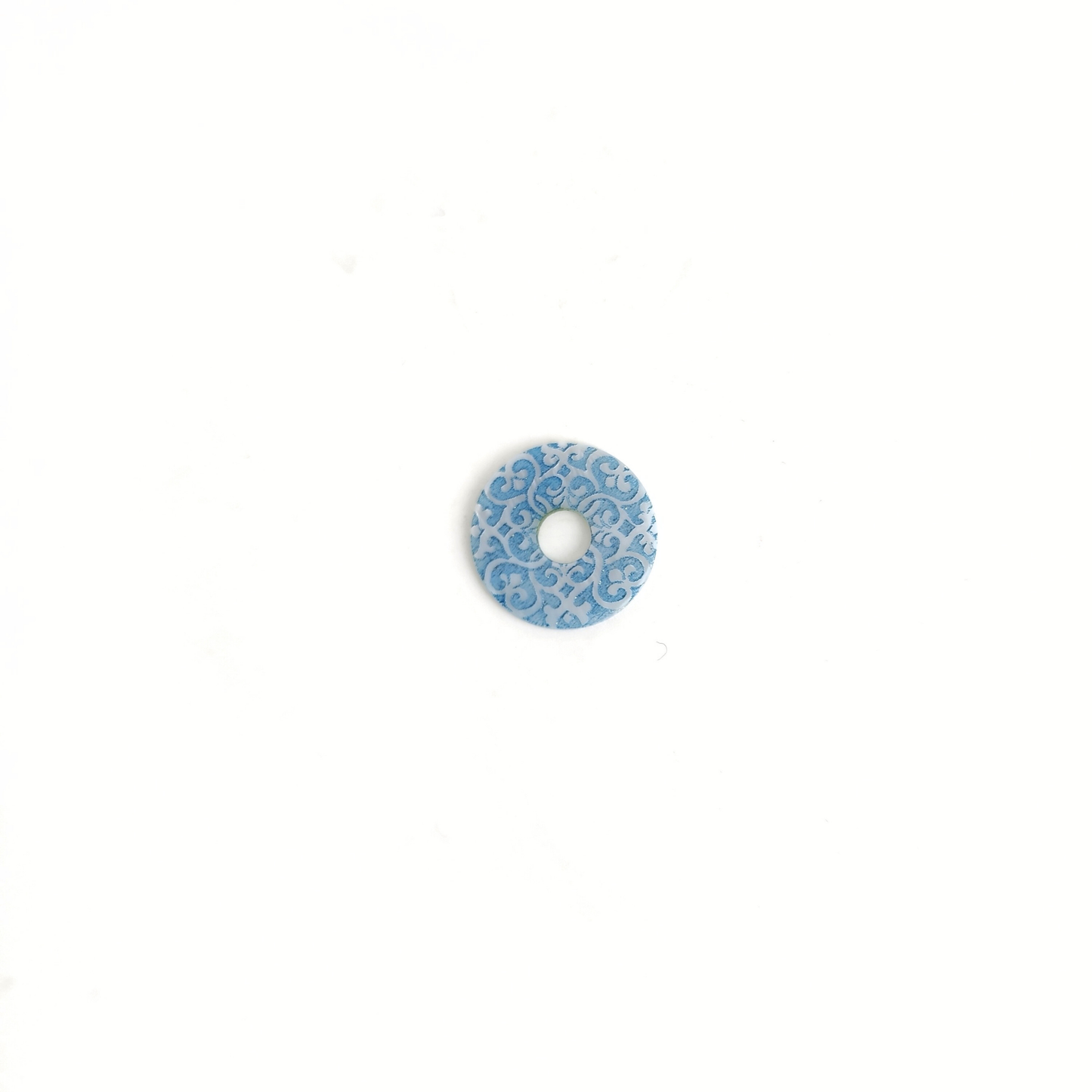 Mother of Pearl w/Blue Hearts