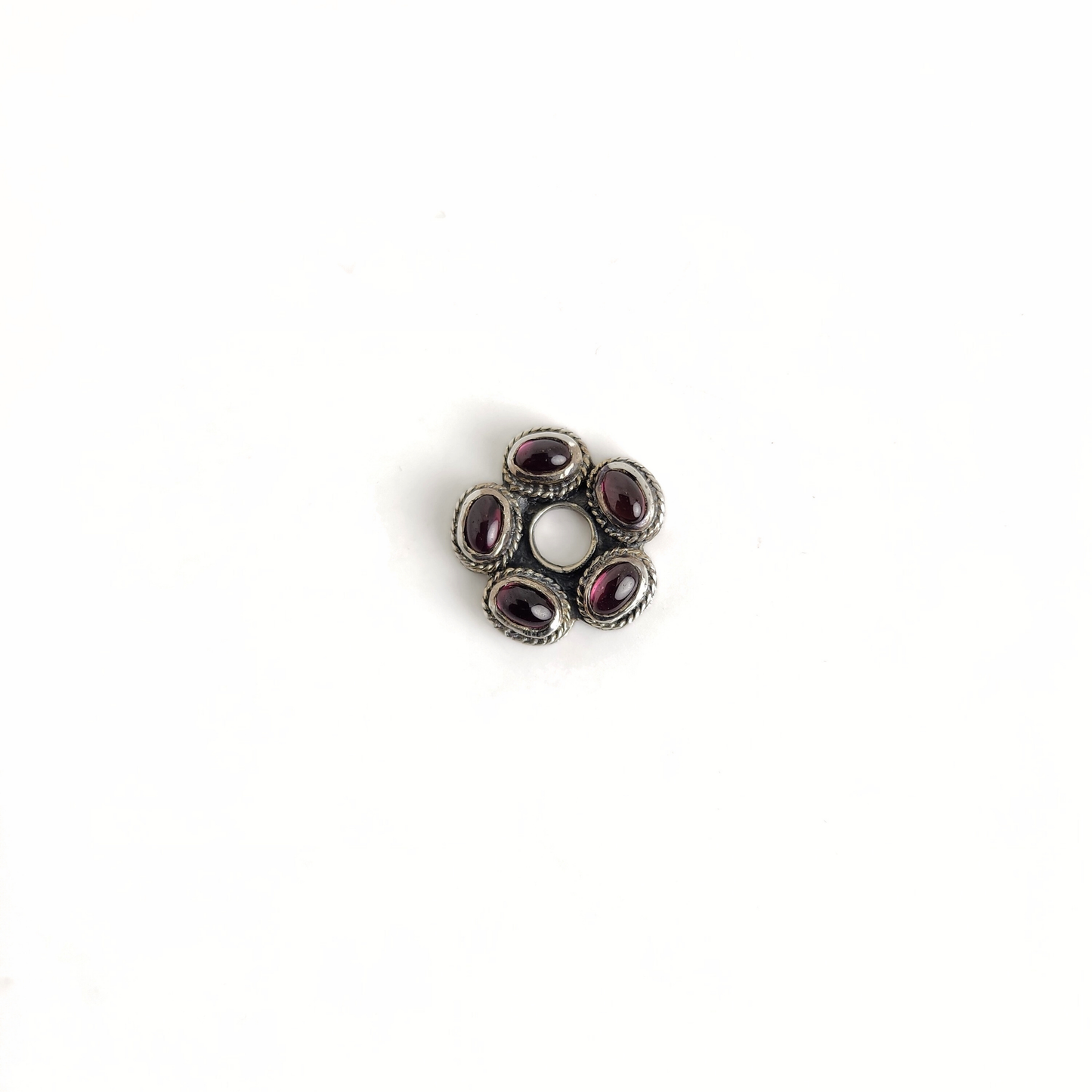 Garnet Rope Ring