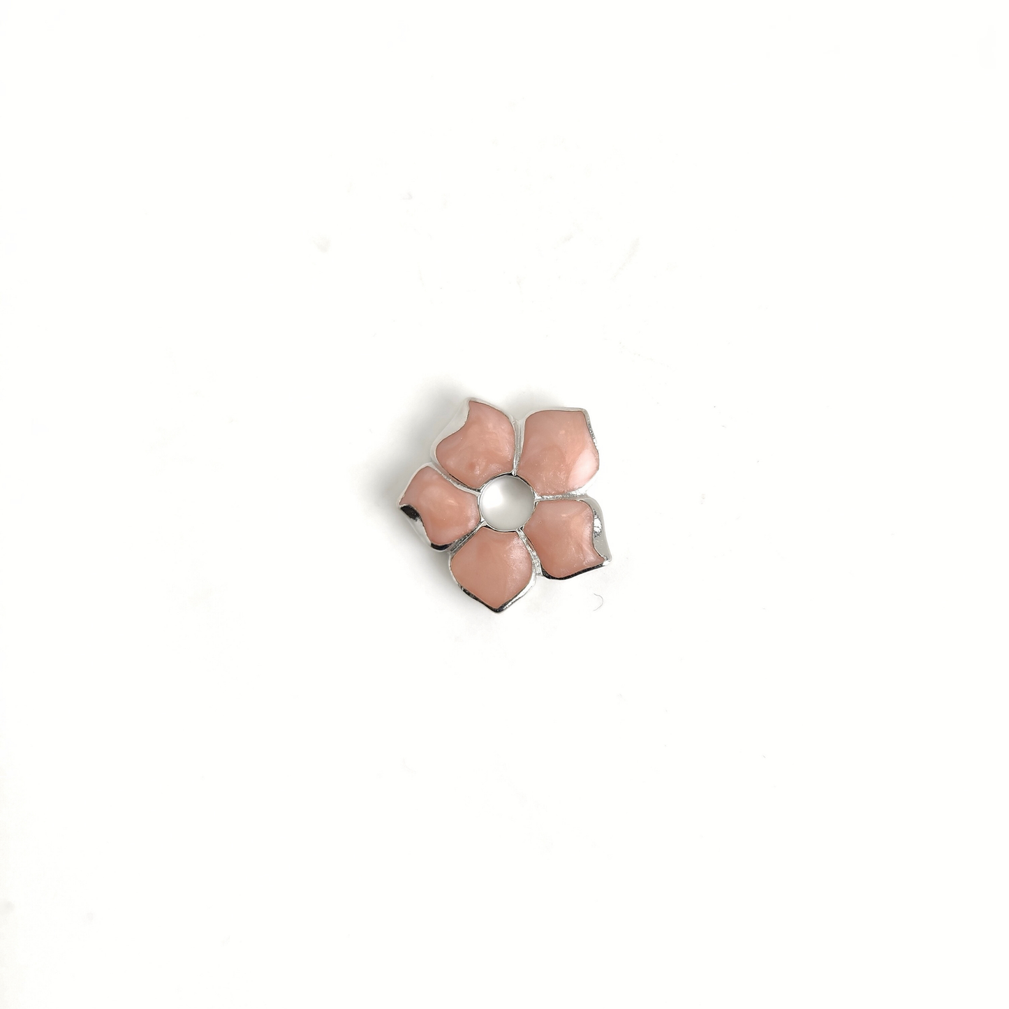 Pink Enamel Flower