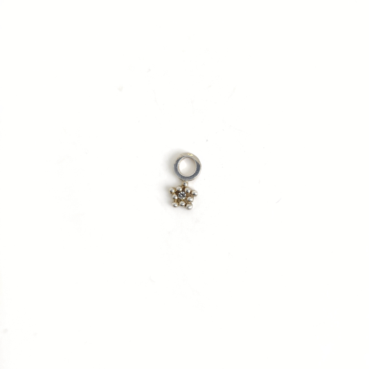 Crystal Flower Charm