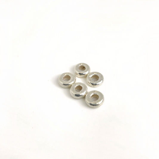 Plain Large Hole Hollow 4x8mm