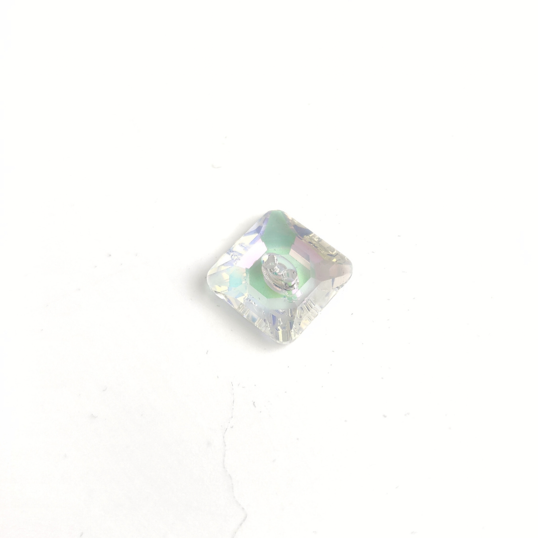 Round Square Button 16mm