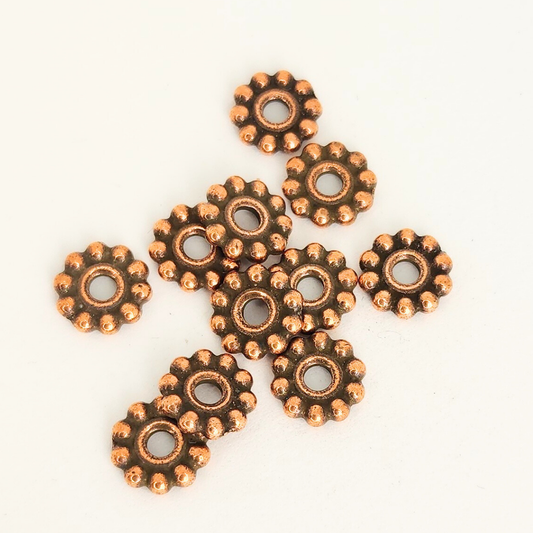 Beaded Spacer Large Hole 10mm