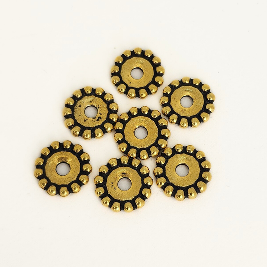 Beaded Spacer Large Hole 12mm