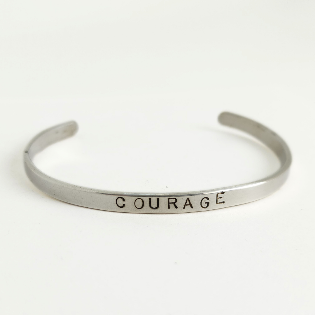 Stamped Sterling Silver Bracelet