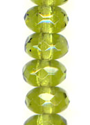Gem Cut Rondelle 3x5mm