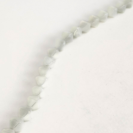 Milky White AB Bicone 6mm