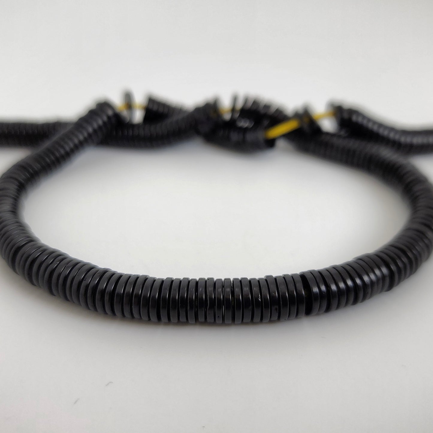 Black Heishi 1x6mm