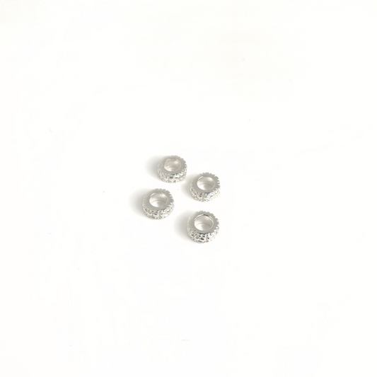 Large Hole Ruffles Spacer 9mm