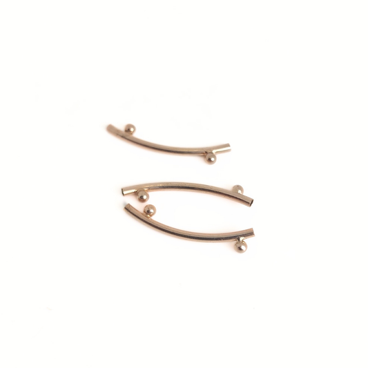 Copper Square Twisted Noodle 45mm