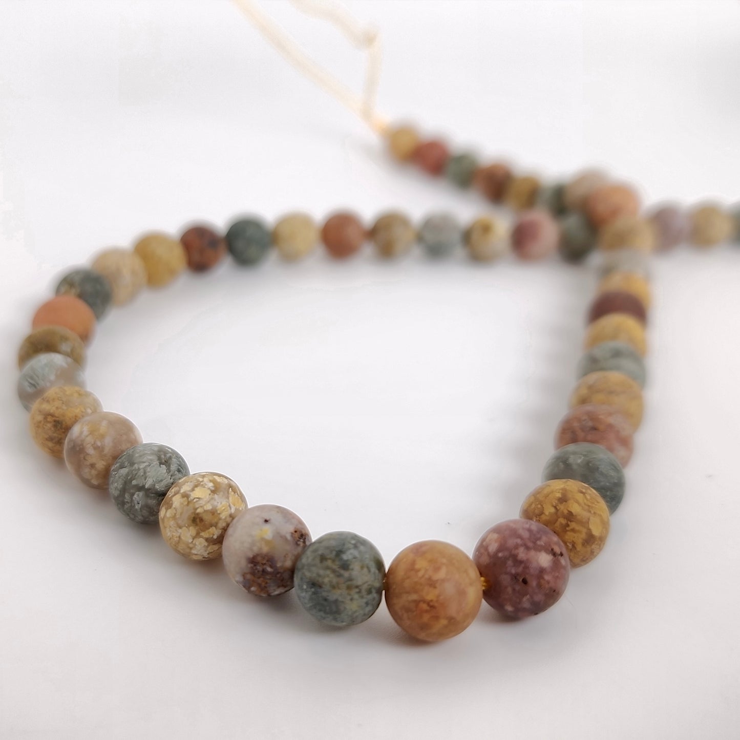 Matte Rainbow Agate Round 8mm