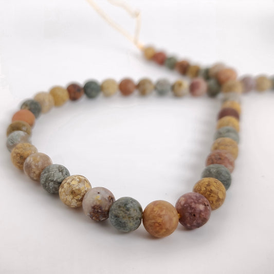 Matte Rainbow Agate Round 8mm