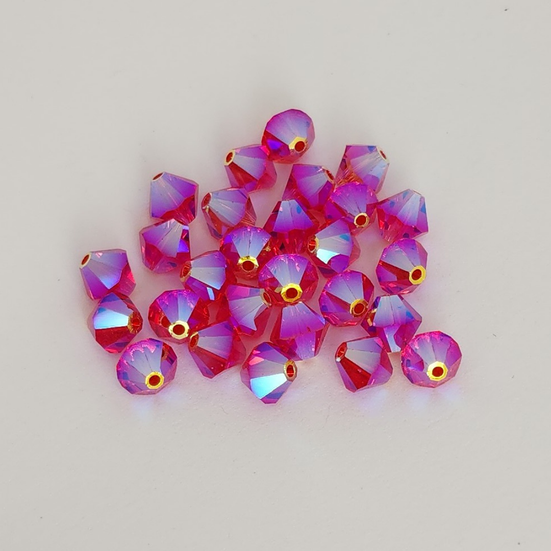 Bicone 6mm AB2X