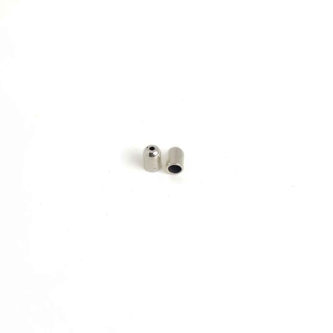 Plain Bullet End Cap 9x6mm