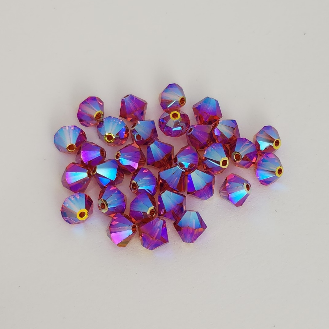 Bicone 6mm AB2X