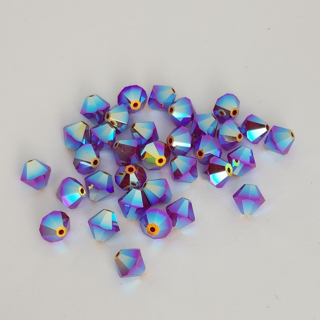 Bicone 6mm AB2X