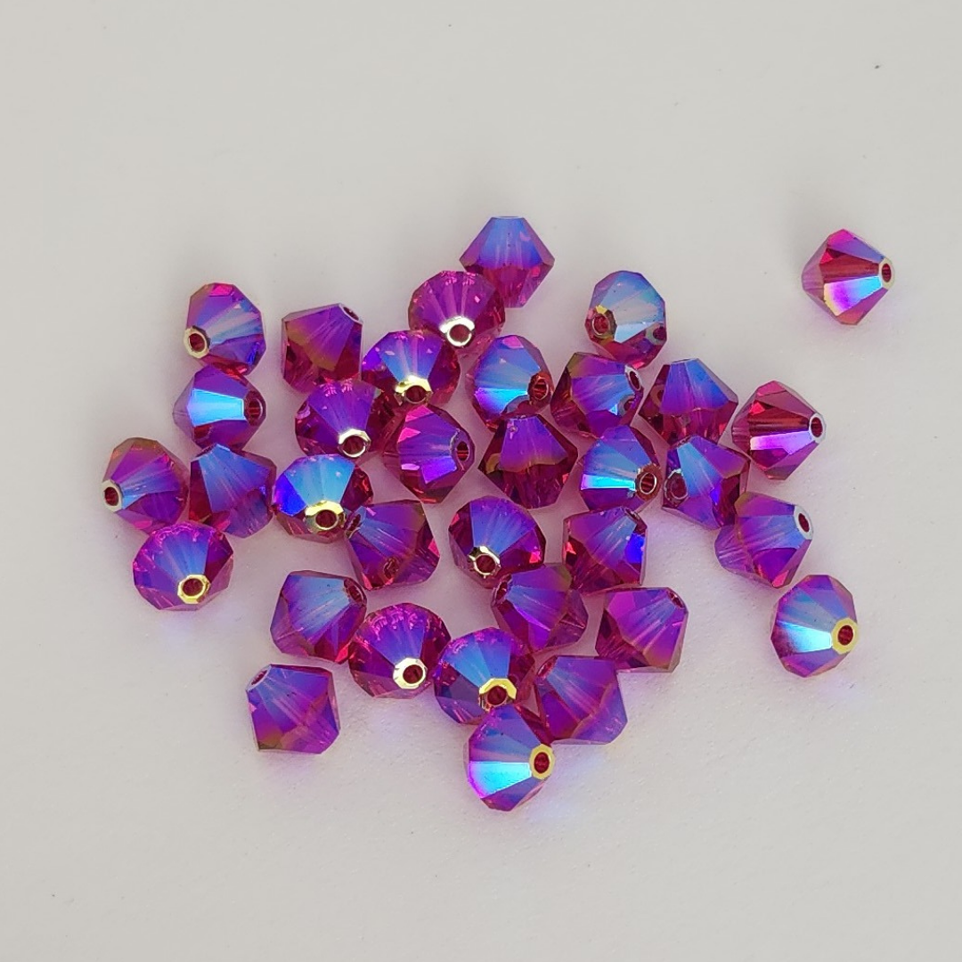 Bicone 6mm AB2X