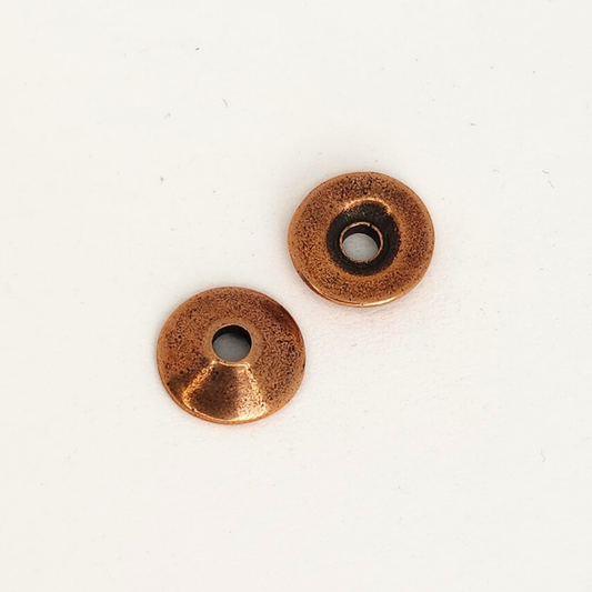 Classic Bead Cap Large Hole 10mm