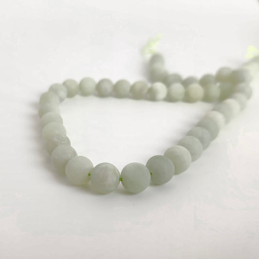 Matte New Jade Round 8mm