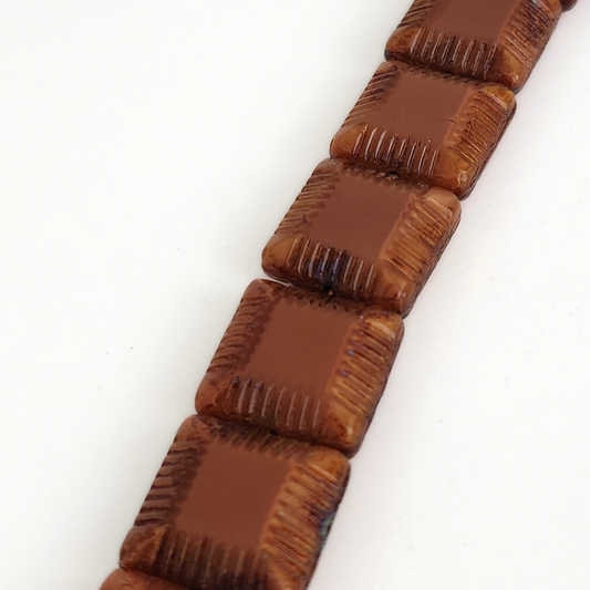 Brown Satin Square