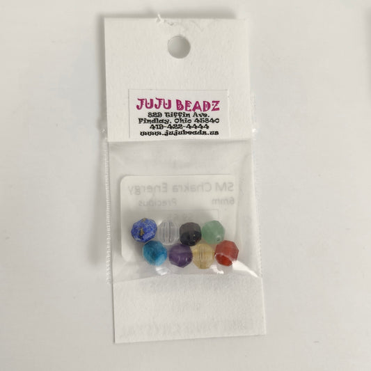 Small Chakra Energy Prism 6mm