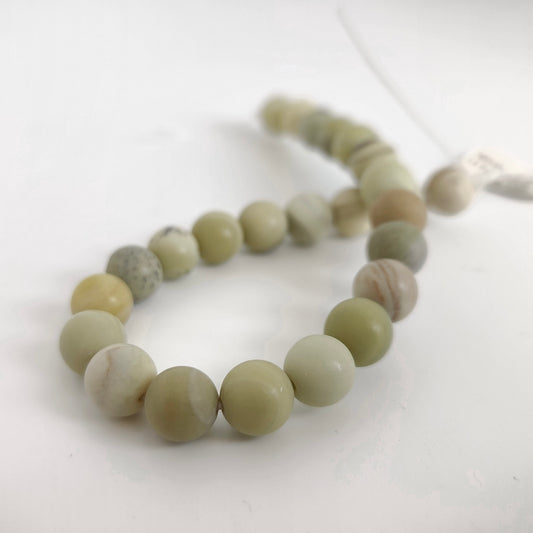 Matte Australian Butter Jasper Round 8mm
