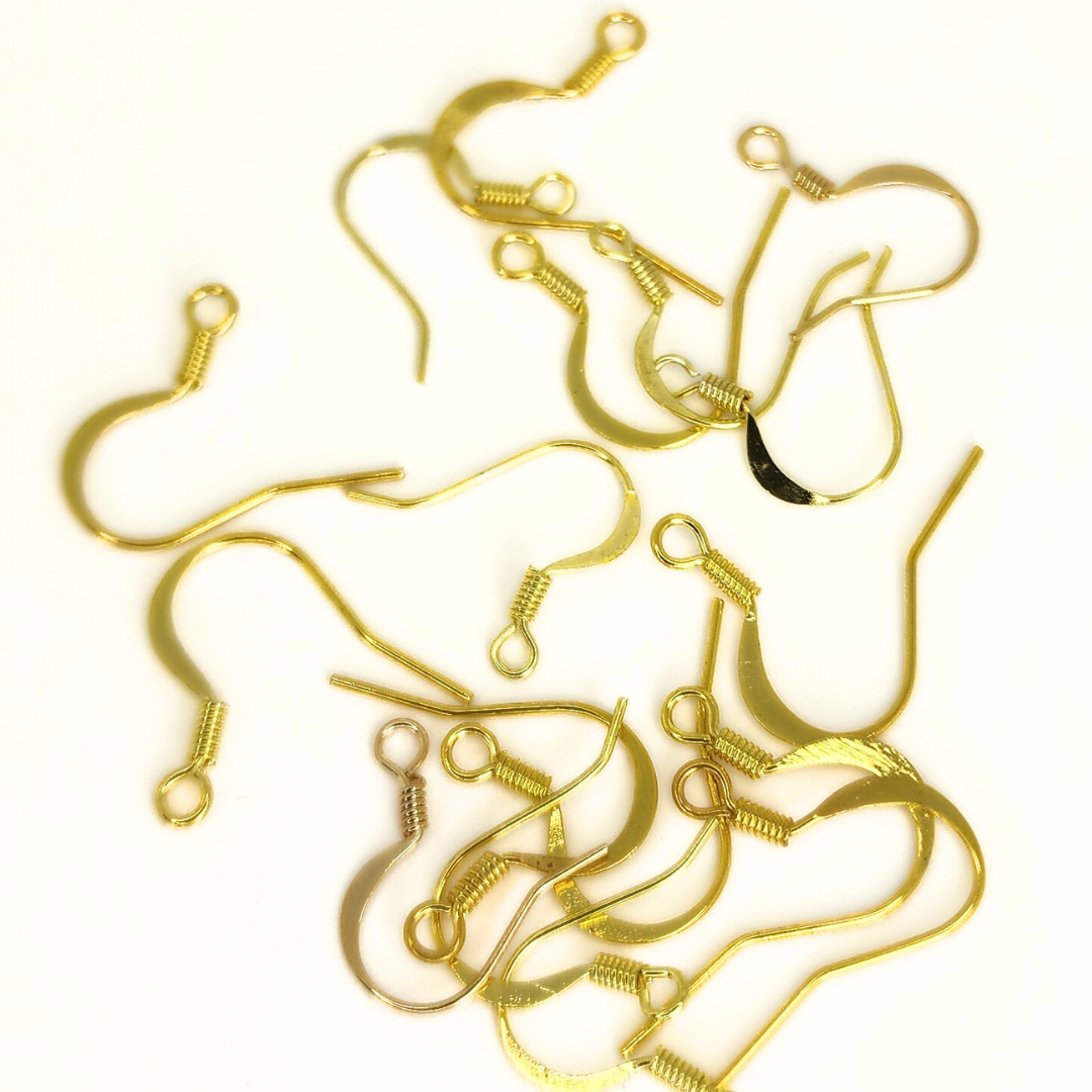 Ear Wire Hammered 15x17mm Bulk