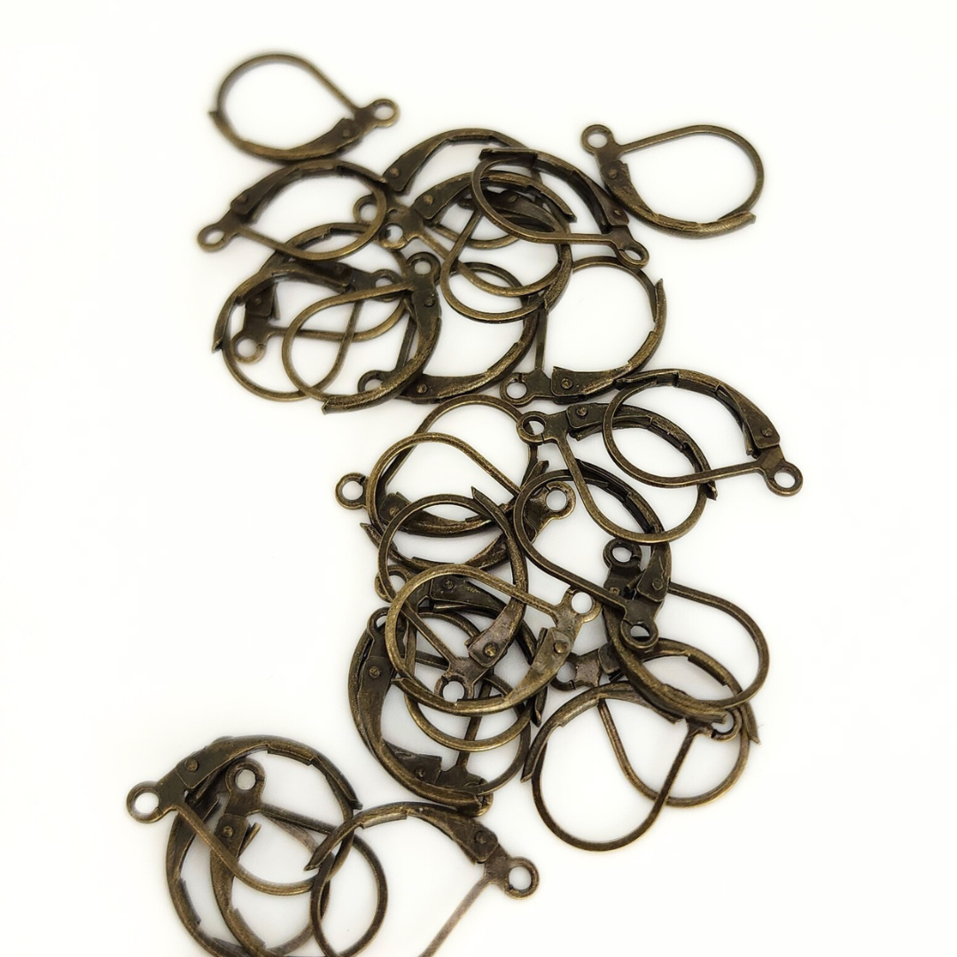 Lever Back Oval 12x10mm