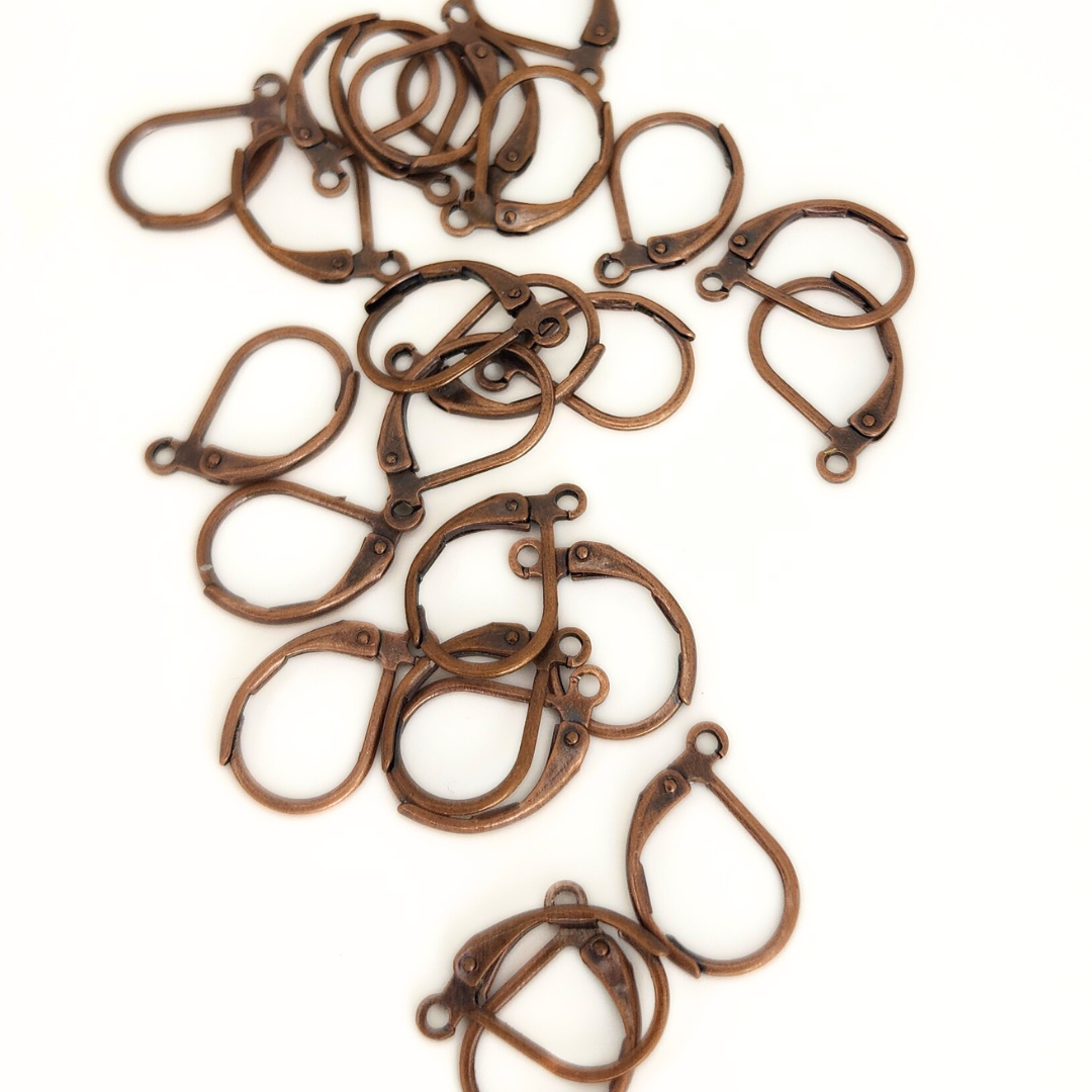 Lever Back Oval 12x10mm